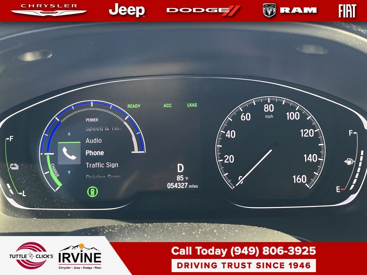 Used 2019 Crystal Black Pearl Honda EX image 28