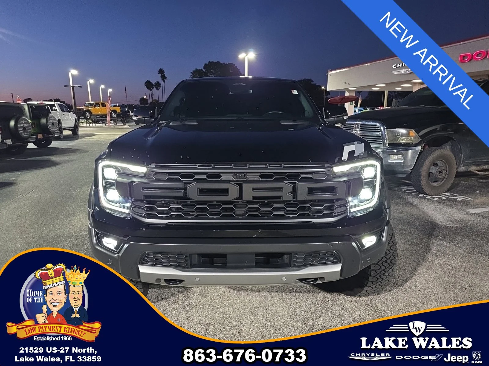 Used 2025 Black Ford Raptor image 2