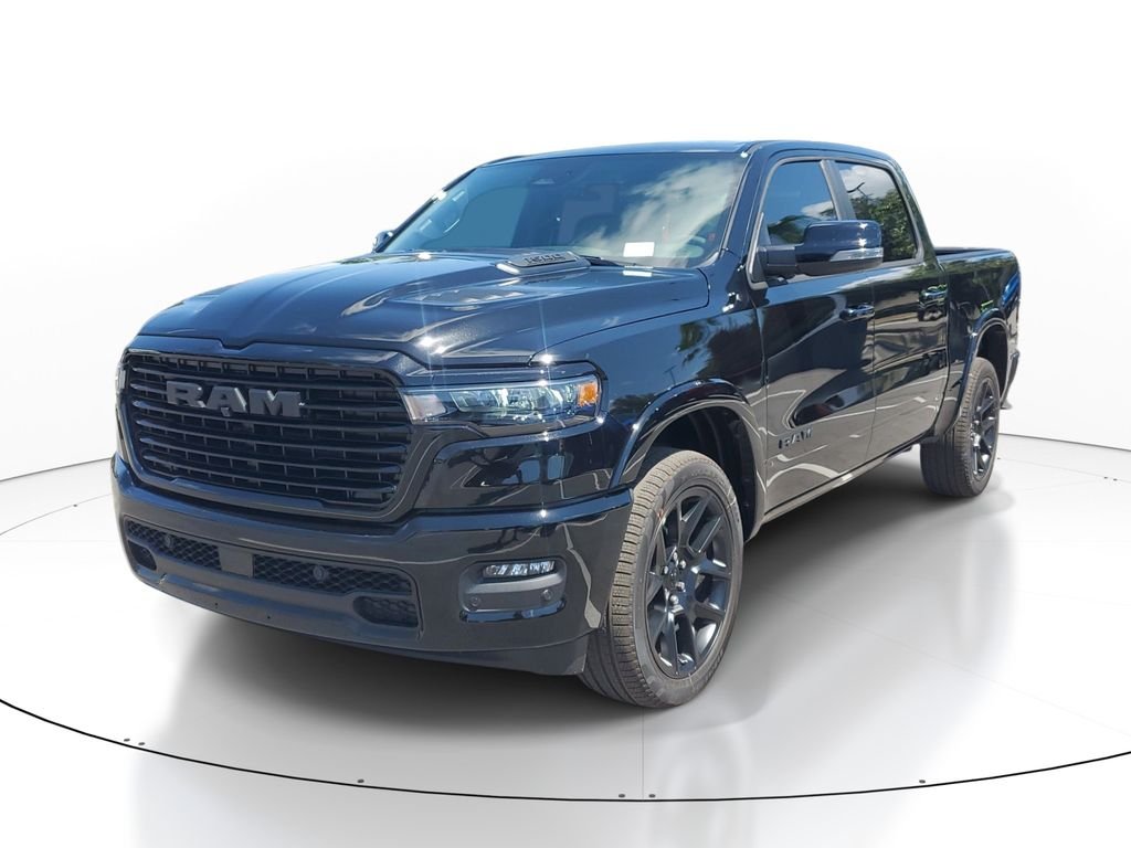 New 2026 Diamond Black Crystal Pearl-Coat Exterior Paint RAM Laramie image 2