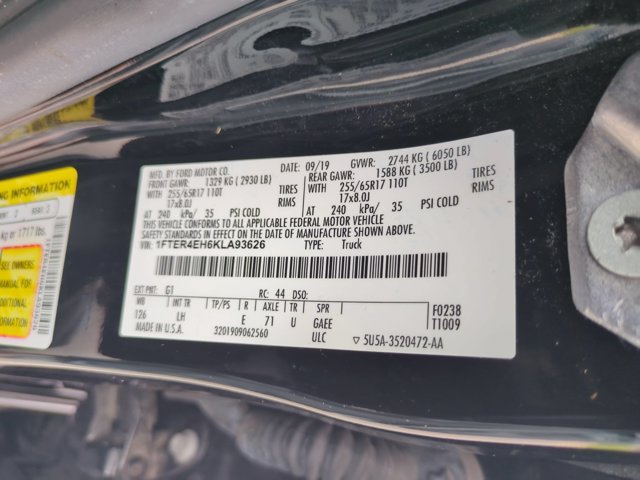 Used 2019 Shadow Black Ford  image 38
