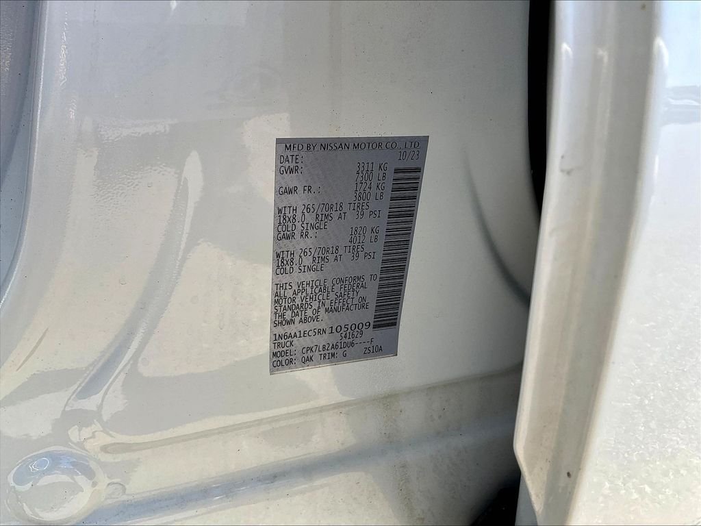 Certified Used 2024 White Nissan SV image 30