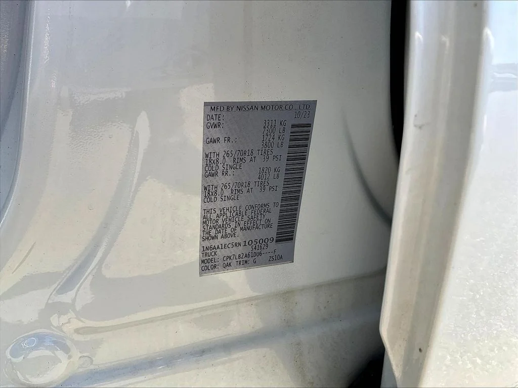 Certified Used 2024 White Nissan SV image 30