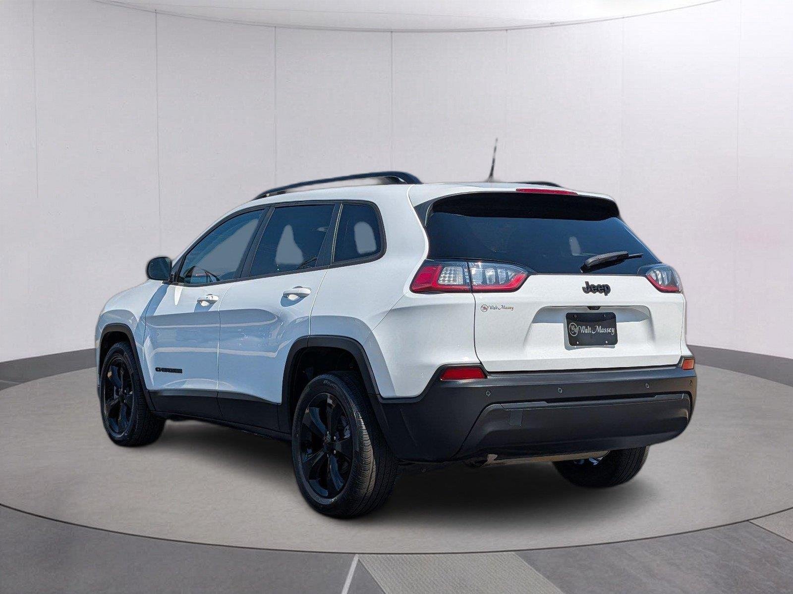 Used 2021 Bright White Clearcoat Jeep Altitude image 3