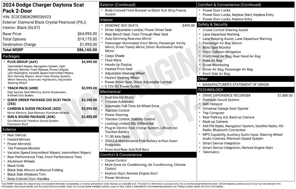 Used 2024 Black Dodge R/T Scat Pack image 19