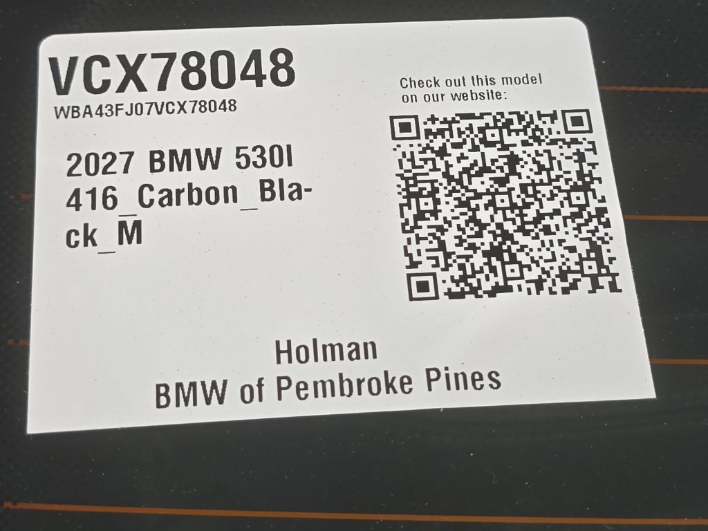 Used 2027 Carbon Black Metallic BMW 530i image 27
