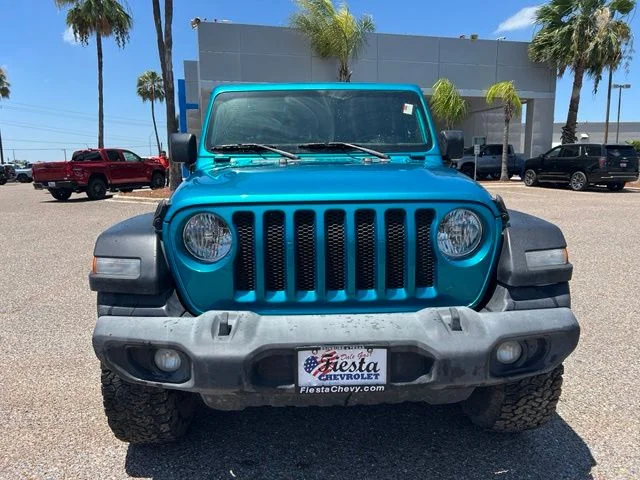 Used 2019 Blue Jeep Unlimited Sport S image 2