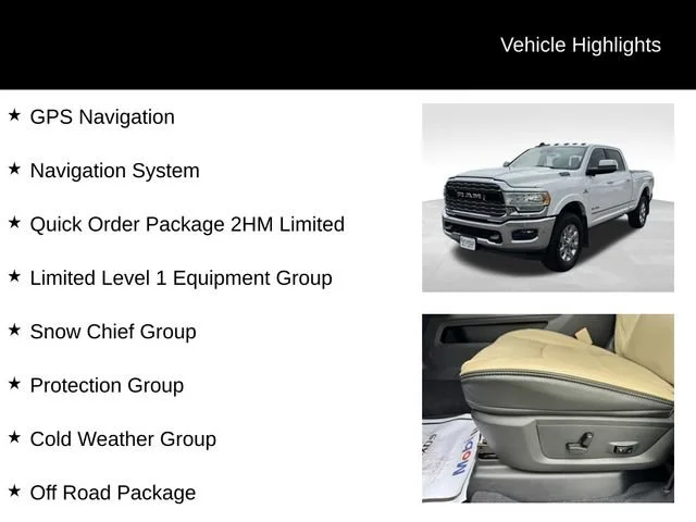 Used 2020 White Ram Limited Crew Cab 4x4 6