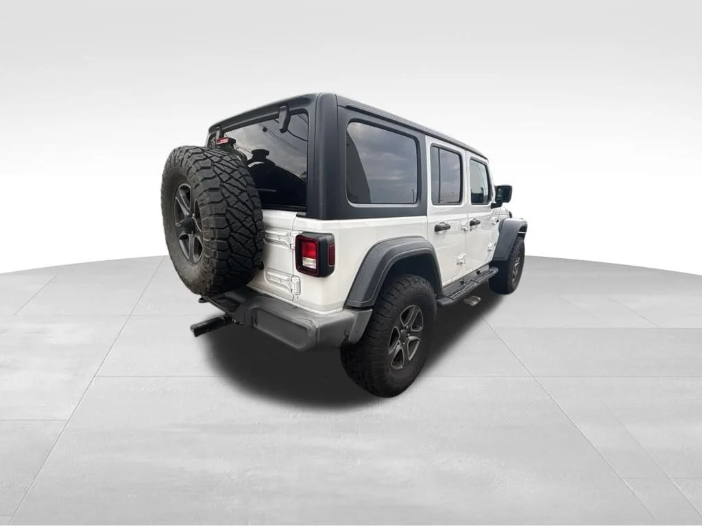 Used 2018 White Jeep Unlimited Sport S image 7