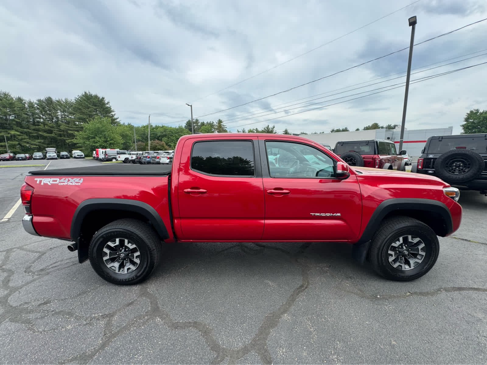 Certified Used 2019 Barcelona Red Metallic Toyota TRD Off Road image 7