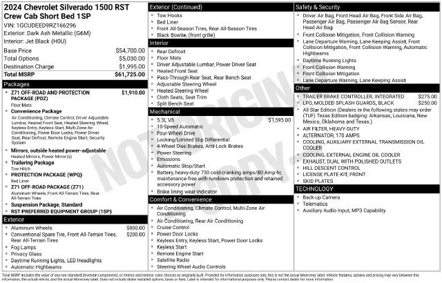 Used 2024 Dark Ash Metallic Chevrolet RST image 5