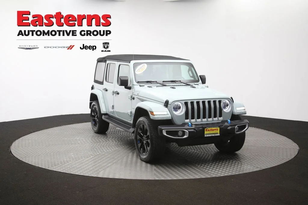 Used 2023 Gray Jeep Sahara 4xe image 49