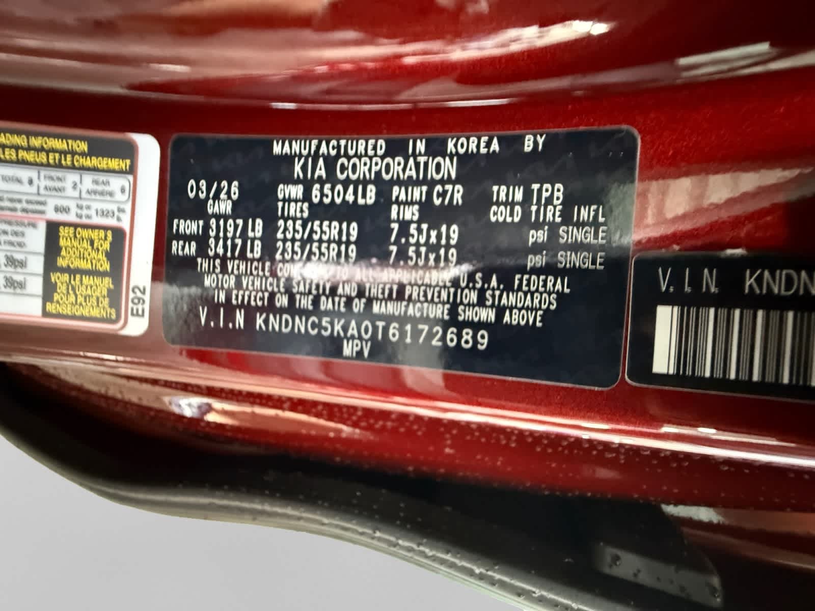 New 2026 Flare Red Kia EX image 24