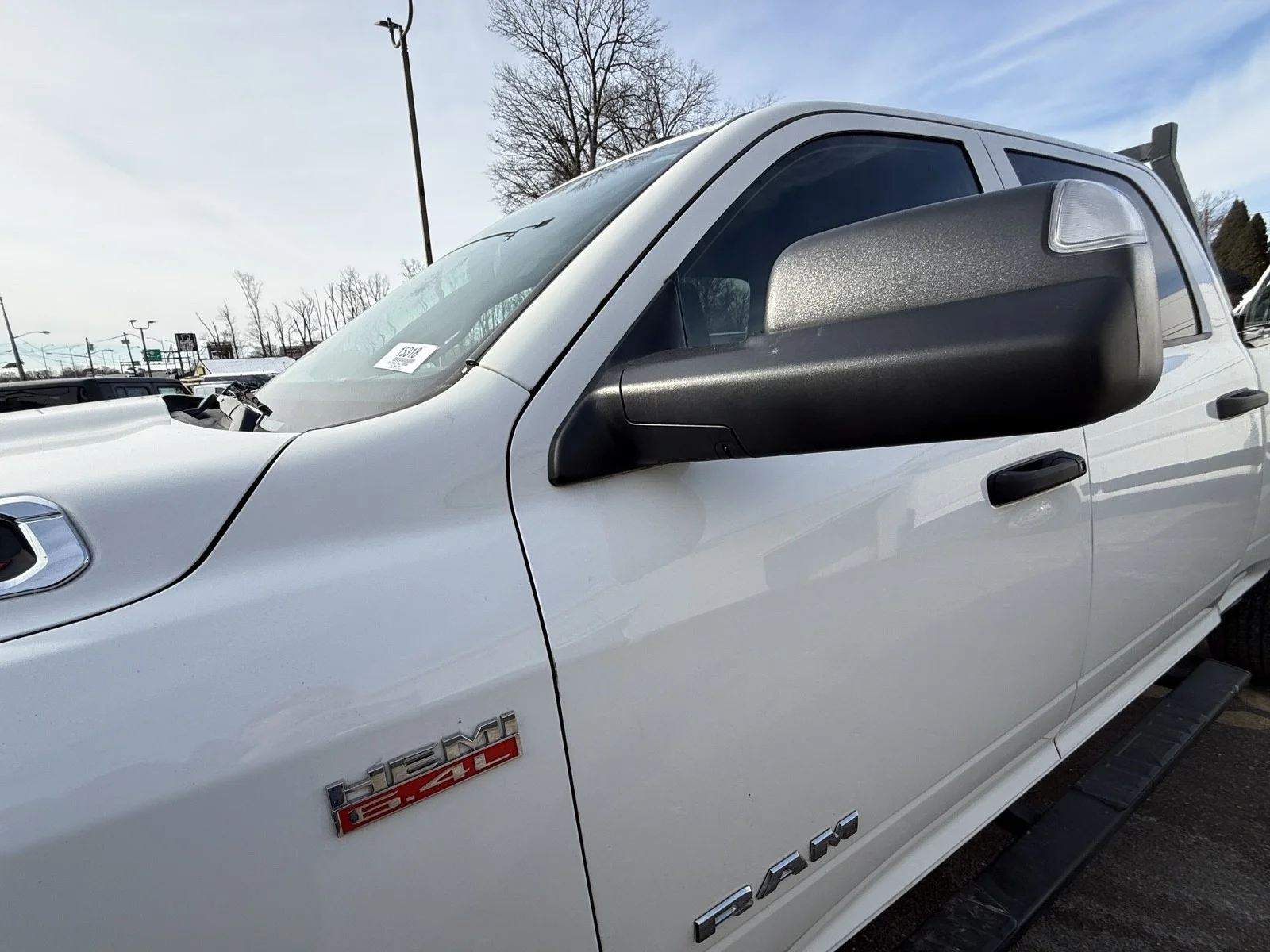 Used 2022 Bright White Clearcoat Ram Tradesman 4X4 CREW CAB 6