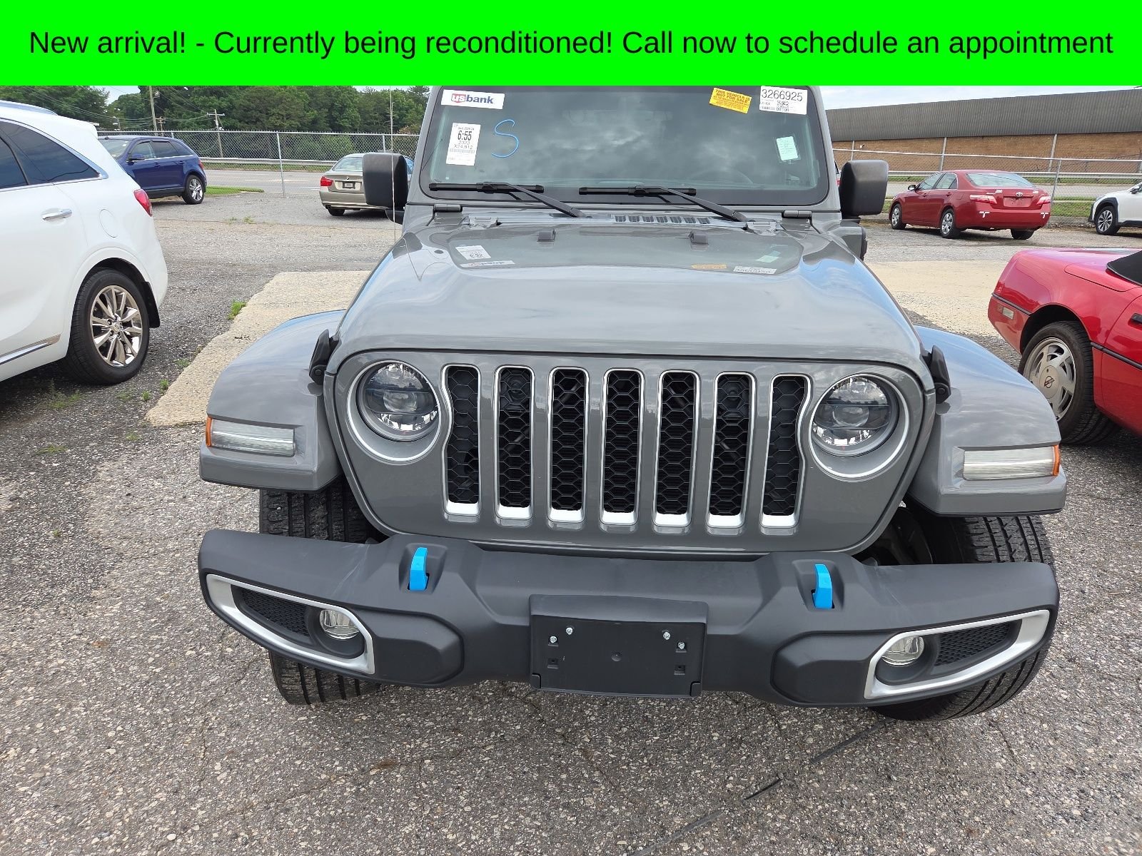 Used 2023 Gray Jeep Sahara 4xe image 1