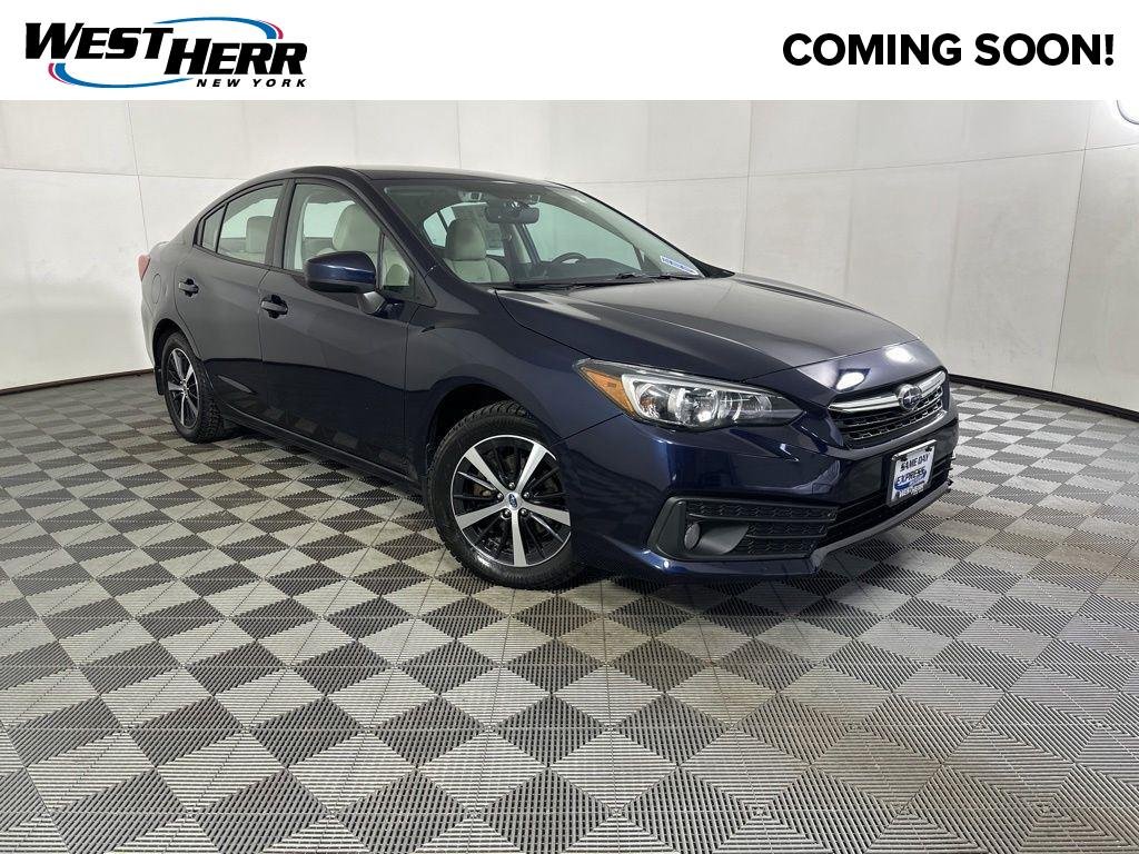 Used 2021 Dark Blue Pearl Subaru Premium image 1