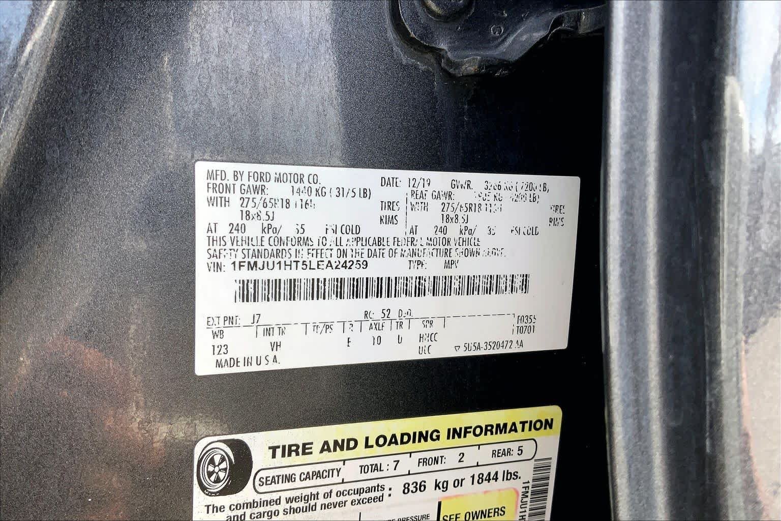 Used 2020 Magnetic Metallic Ford XLT image 35