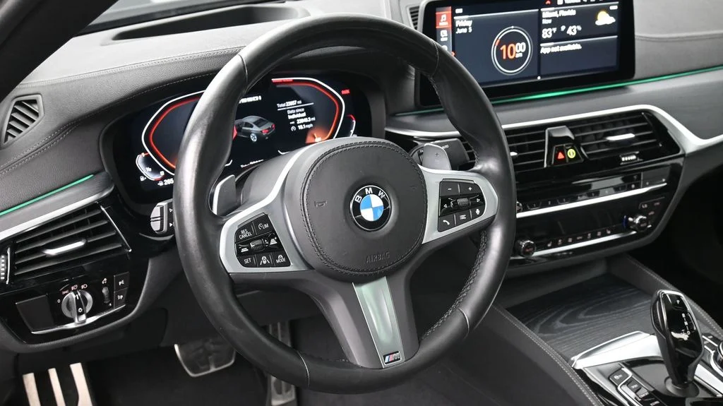 Certified Used 2023 Black Sapphire Metallic BMW M550i xDrive image 10