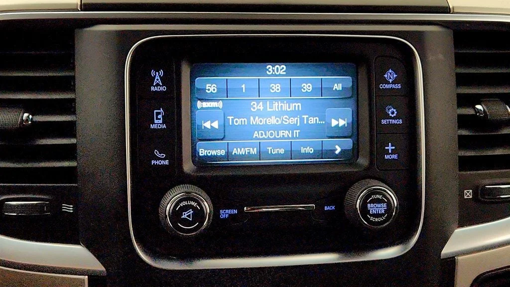 Used 2019 Bright White Clearcoat Ram SLT 4x4 Crew Cab 5