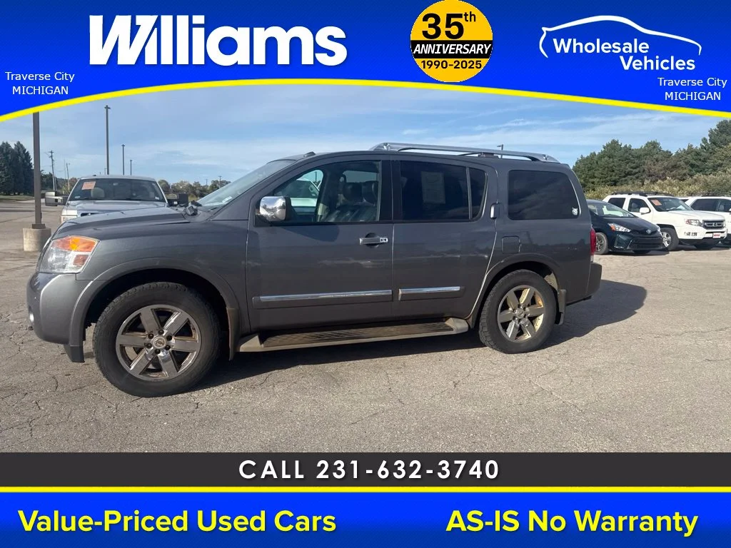 Used 2013 Nissan Armada Platinum with VIN 5N1AA0NE5DN611832 for sale in Traverse City, MI