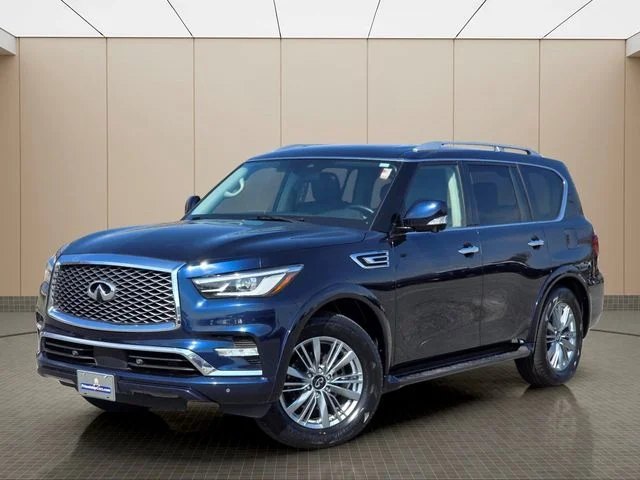Used 2021 Blue INFINITI LUXE image 2