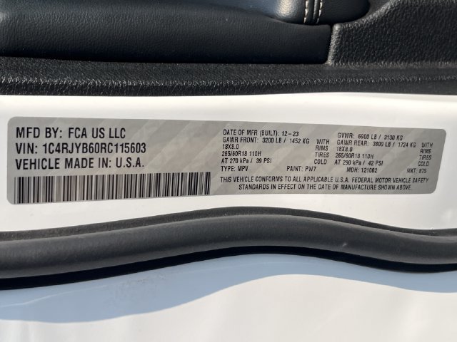 Used 2024 Bright White Clearcoat Jeep 4xe image 29