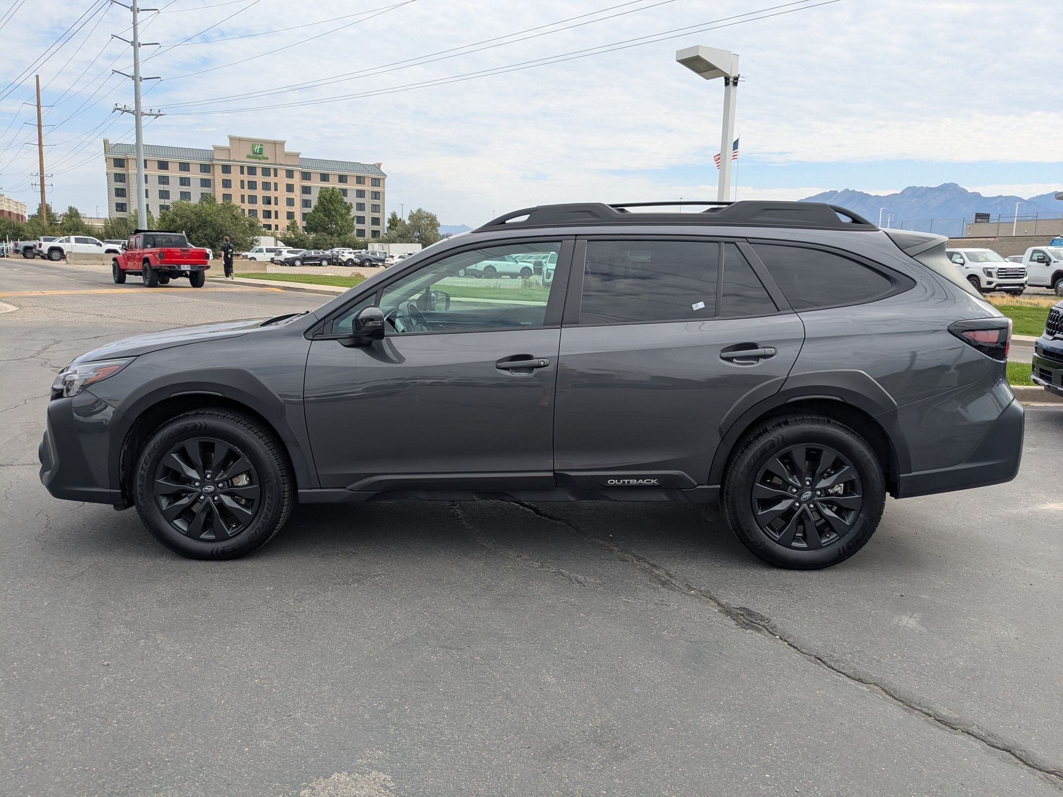 Used 2024 Magnetite Gray Metallic Subaru Onyx Edition image 3