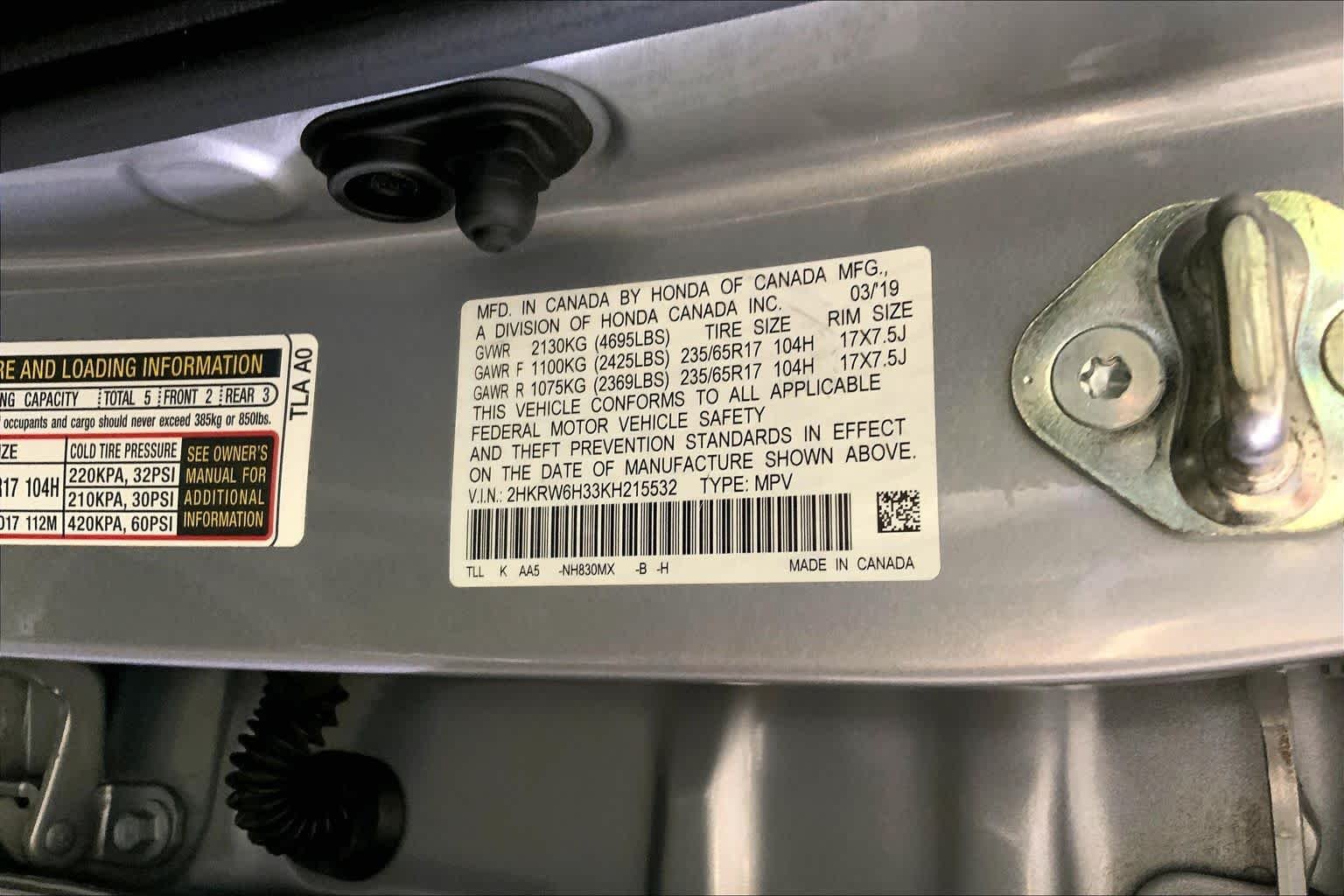 Used 2019 Lunar Silver Metallic Honda LX image 33