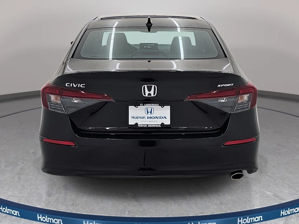 Certified Used 2025 Crystal Black Pearl Honda Sport image 8