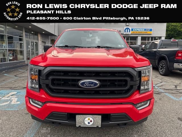 Certified Used 2022 Red Ford XLT image 1