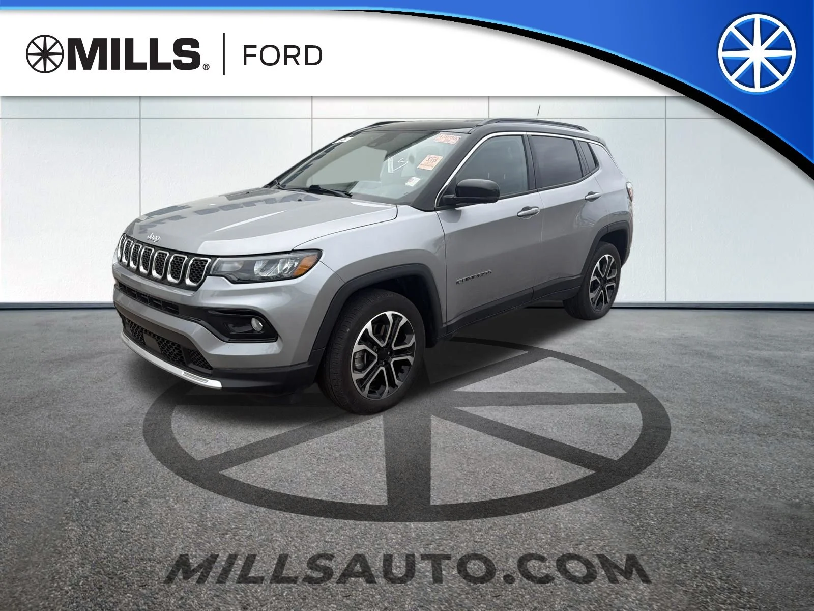 Certified Used 2023 Billet Silver Metallic Clearcoat Jeep Limited image 1