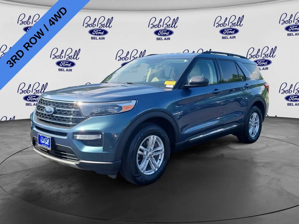 Used 2020 Blue Ford XLT image 3