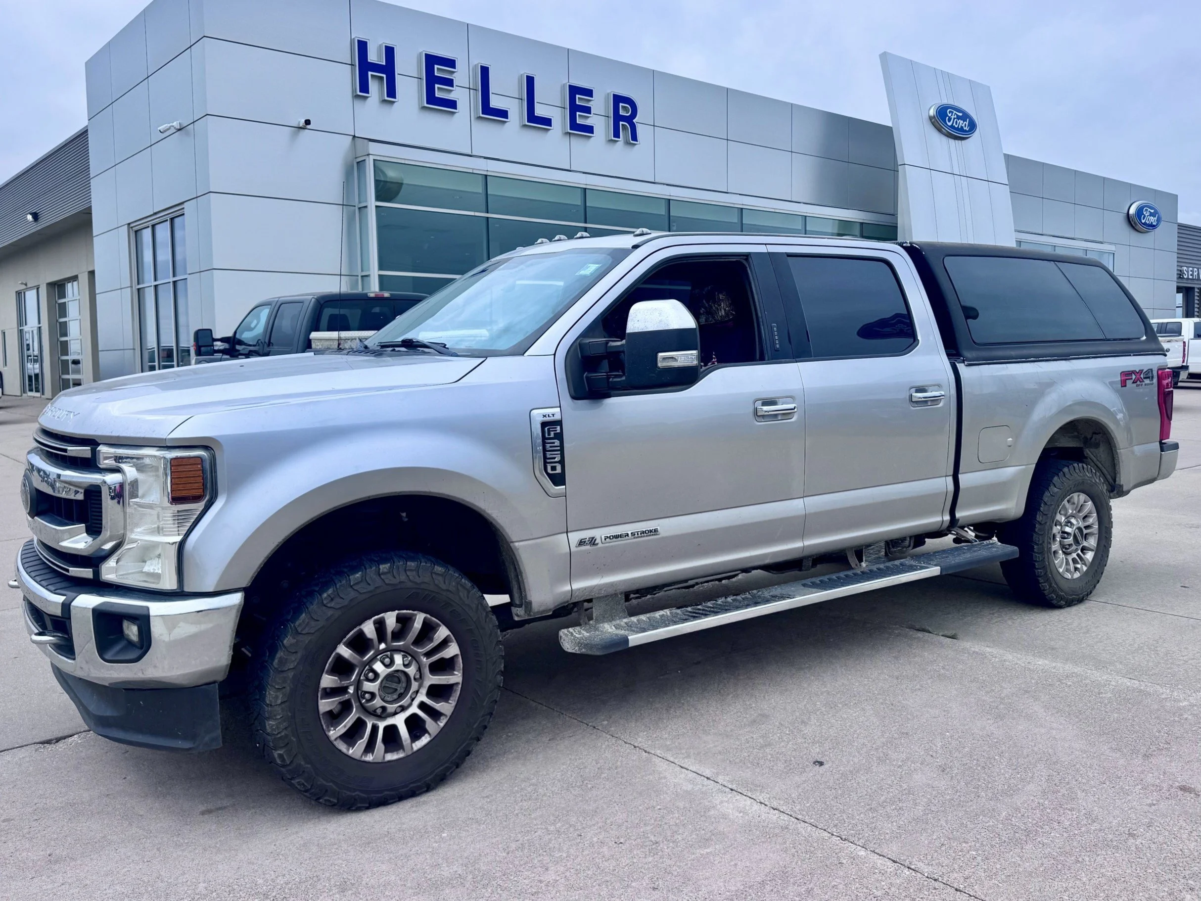 Used 2021 Iconic Silver Metallic Ford XLT image 3