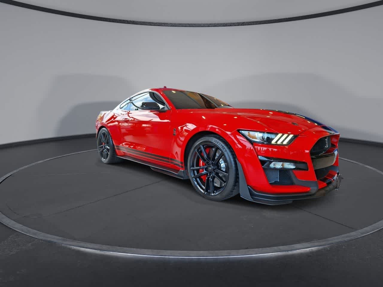 Certified Used 2021 Race Red Ford Shelby GT500 image 2