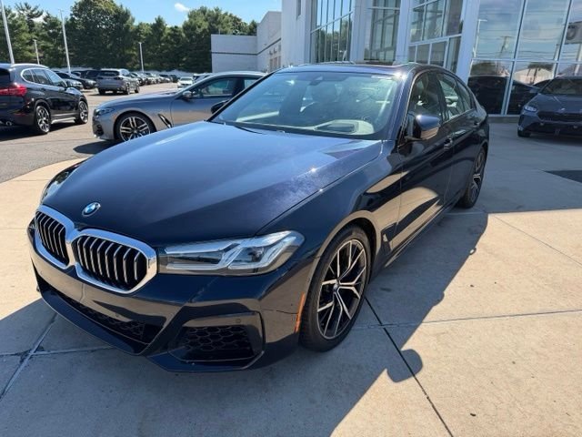 Certified Used 2023 Black BMW 540i xDrive image 1