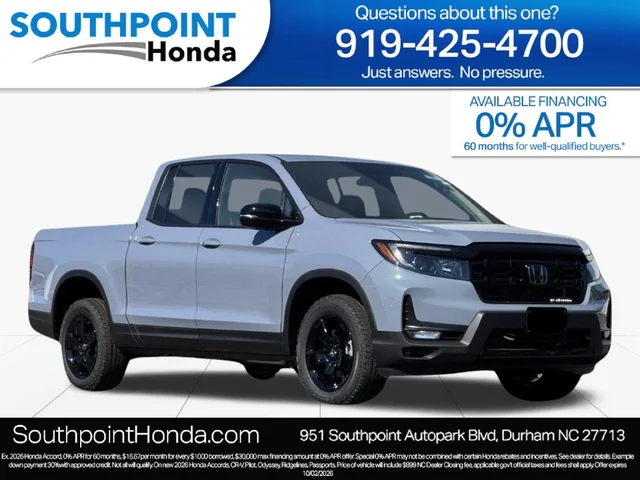 2026 Honda Ridgeline Black Edition