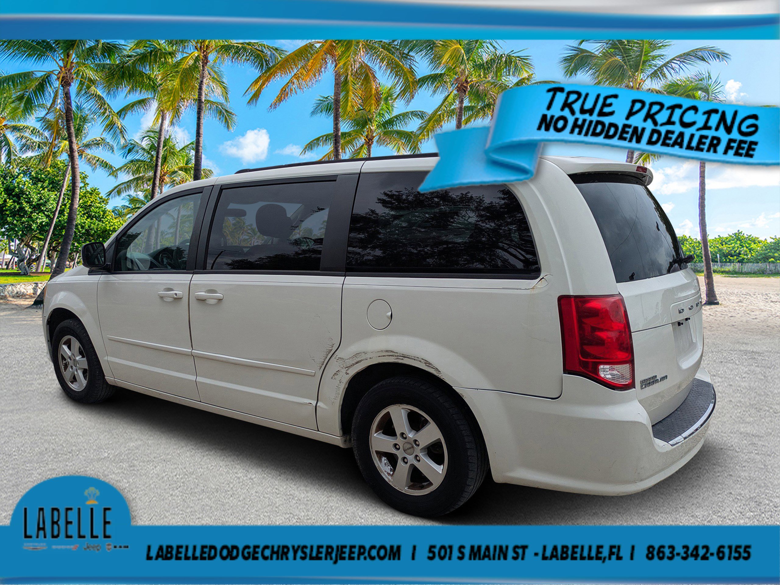 Used 2012 Dodge Grand Caravan SXT with VIN 2C4RDGCG7CR264114 for sale in LaBelle, FL