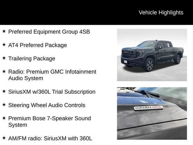 Certified Used 2025 Titanium Rush Metallic GMC AT4 image 7