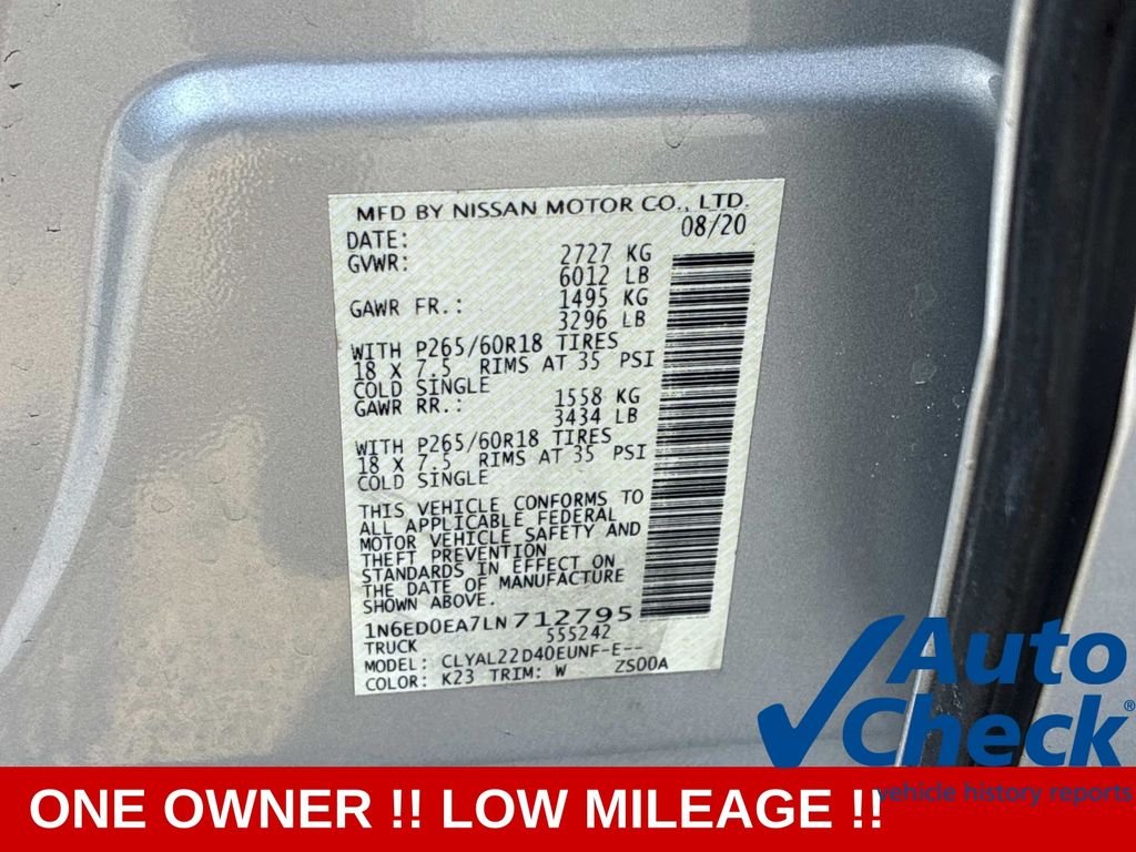 Used 2020 Silver Nissan SV image 23