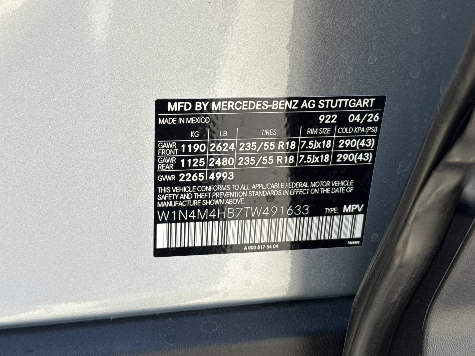 New 2026 Cirrus Silver Metallic Mercedes-Benz 250 image 34