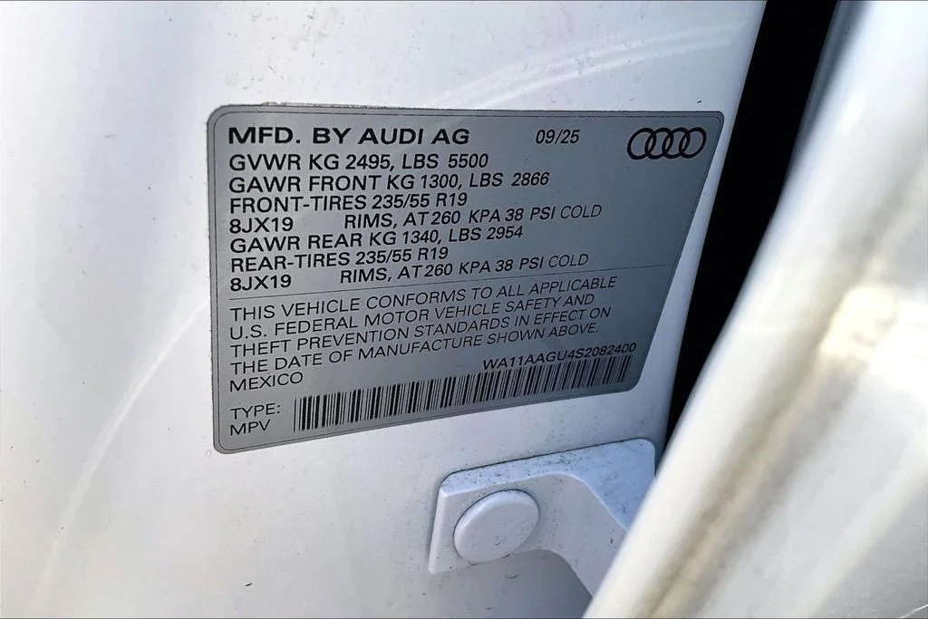 Used 2025 White Audi 2.0T Premium image 19