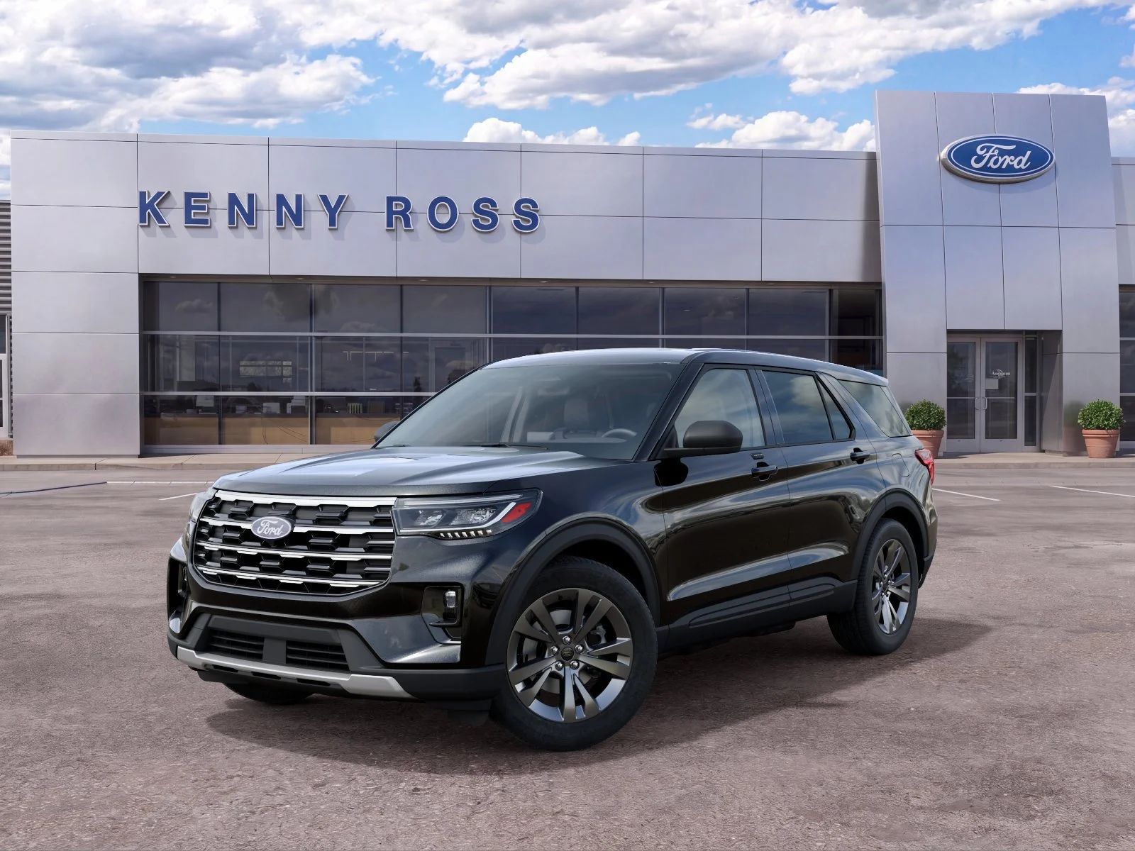 New 2027 Agate Black Metallic Ford Active image 3