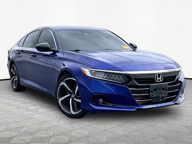 Used 2021 Blue Honda Sport image 1