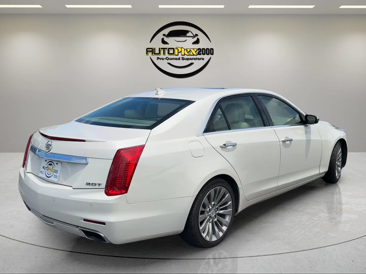 Used 2014 White Cadillac 2.0L Turbo Luxury image 7