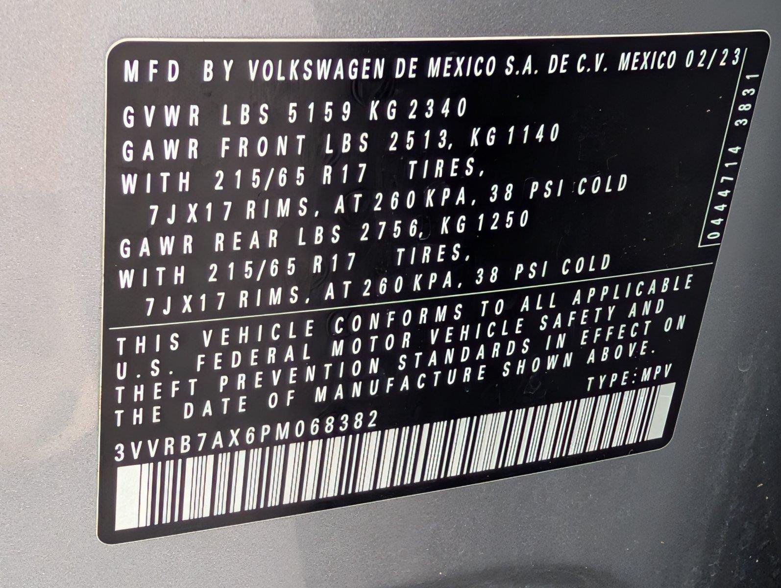 Used 2023 Pyrite Silver Metallic Volkswagen S image 38