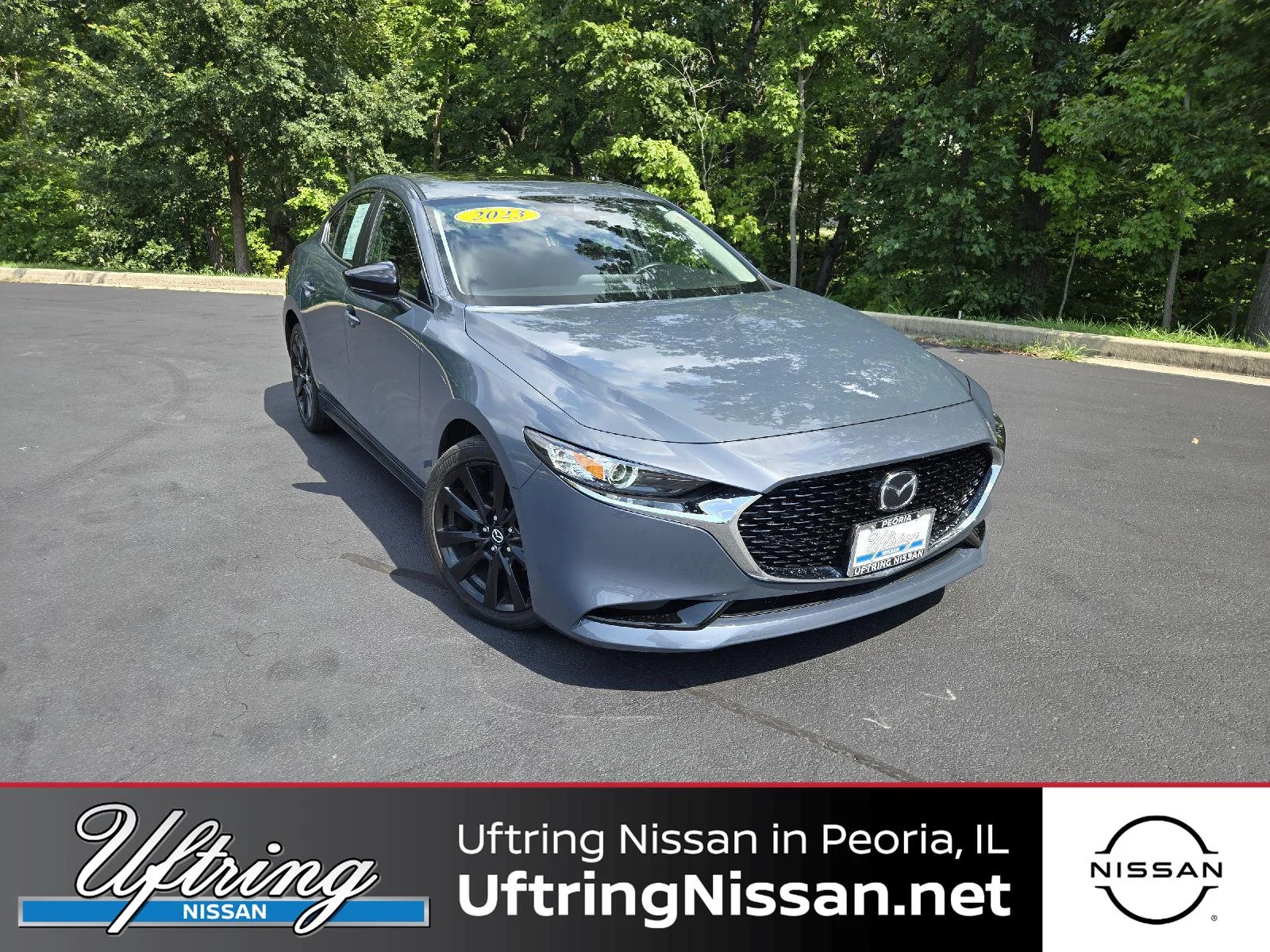Used 2023 Polymetal Gray Metallic Mazda 2.5 S Carbon Edition image 1
