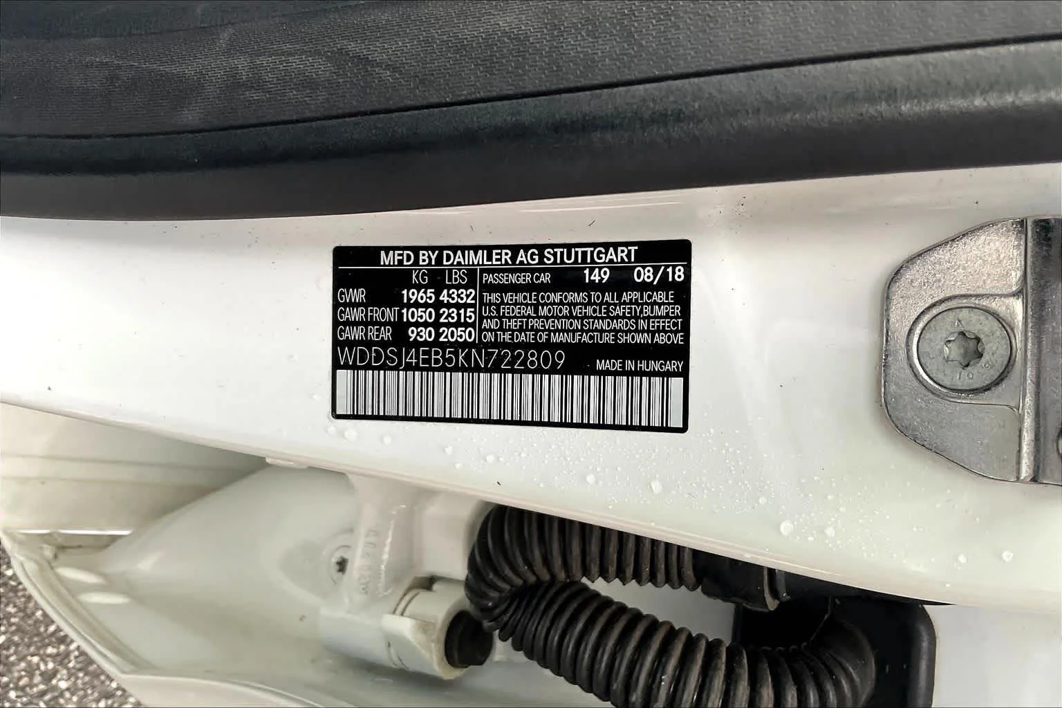 Used 2019 Polar White Mercedes-Benz CLA 250 image 34