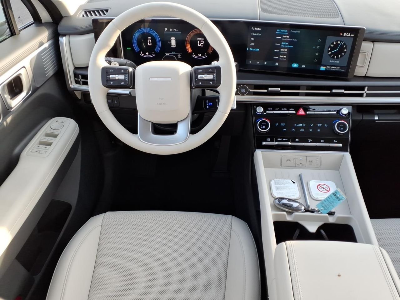 New 2027 Serenity White Pearl W6h Hyundai SEL image 3