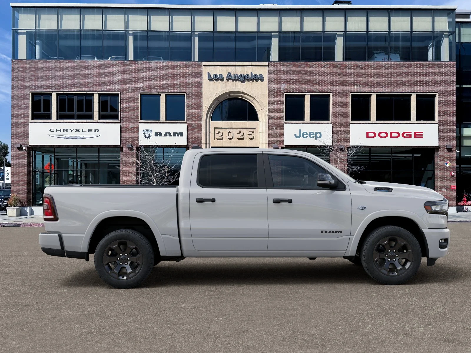 New 2026 Bright White Clear-Coat Exterior Paint RAM Big Horn/Lone Star image 47