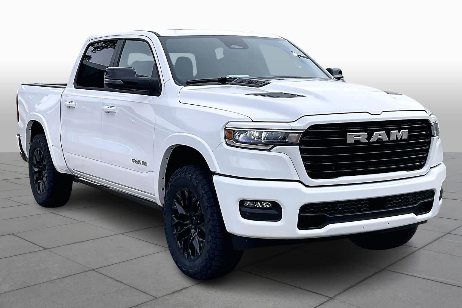 New 2026 Bright White Clear-Coat Exterior Paint RAM Laramie image 2