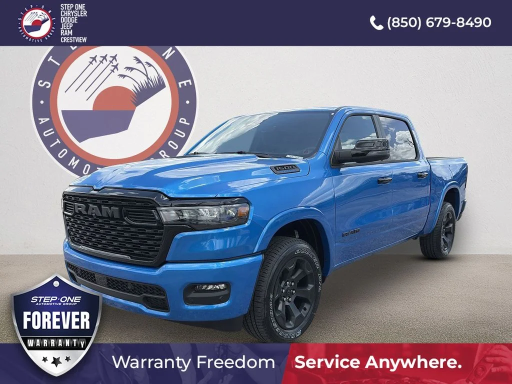 New 2026 Hydro Blue Pearl-Coat Exterior Paint RAM Big Horn/Lone Star image 1
